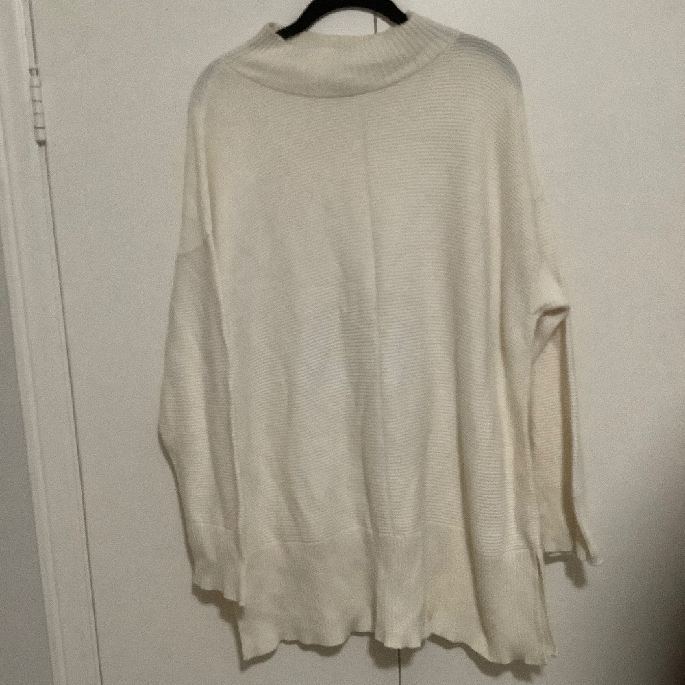 Ivory Long Sleeve Turtleneck Sweater Size 2X